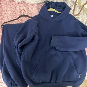COMFRT COLLECTION Navy Blue SWEATSUIT SZ XL